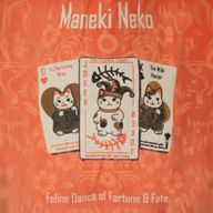 Ikonická Mini Základná Taška - Maneki Neko (4 rôzne dizajny) - (25x20 cm) - Prírodná 4oz