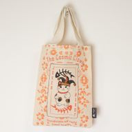 Ikonická Mini Základná Taška - Maneki Neko (4 rôzne dizajny) - (25x20 cm) - Prírodná 4oz