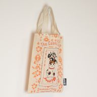 Ikonická Mini Základná Taška - Maneki Neko (4 rôzne dizajny) - (25x20 cm) - Prírodná 4oz