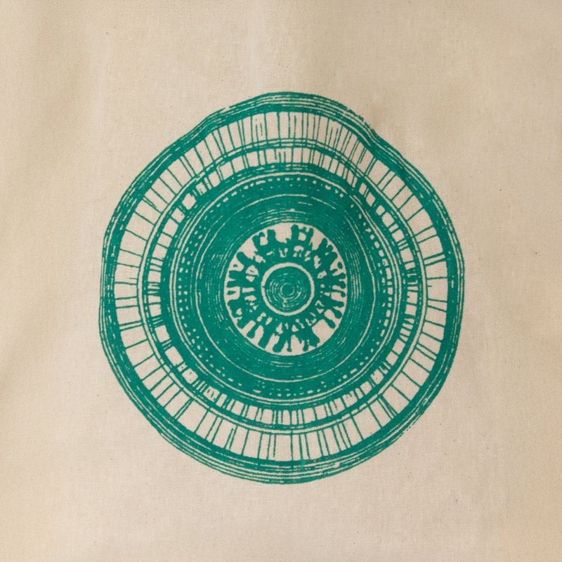Ikonická Mini Základná Taška - Urban Mandala (4 rôzne farby) - (25x18 cm) - prírodná 4oz