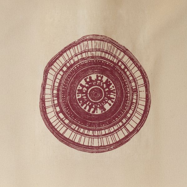 Ikonická Mini Základná Taška - Urban Mandala (4 rôzne farby) - (25x18 cm) - prírodná 4oz