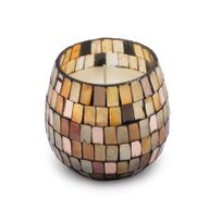 Amber Mosaic – Sviečky v sklenenom pohári – malé