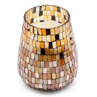 Amber Mosaic – Sviečky v sklenenom pohári – vysoké