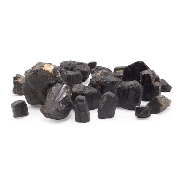 Minerálne vzorky - masívny turmalín, približne 1,5 kg (približne 10–15 kusov)