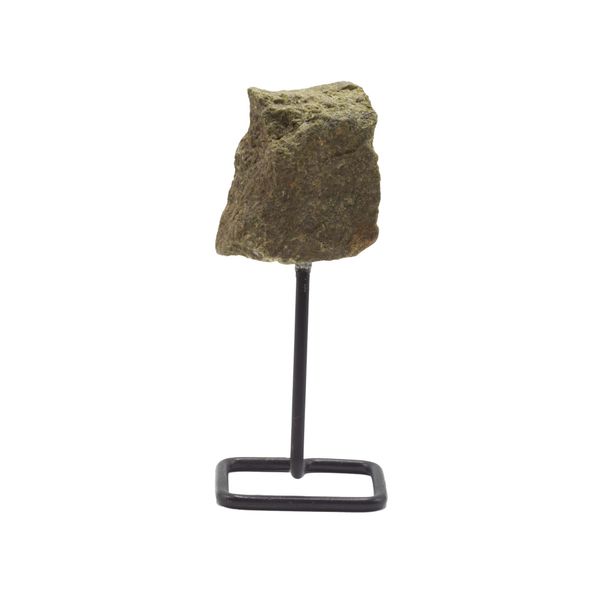 Minerálne vzorky na kovovom stojane - epidot