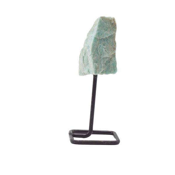 Minerálne vzorky na kovovom stojane - amazonit