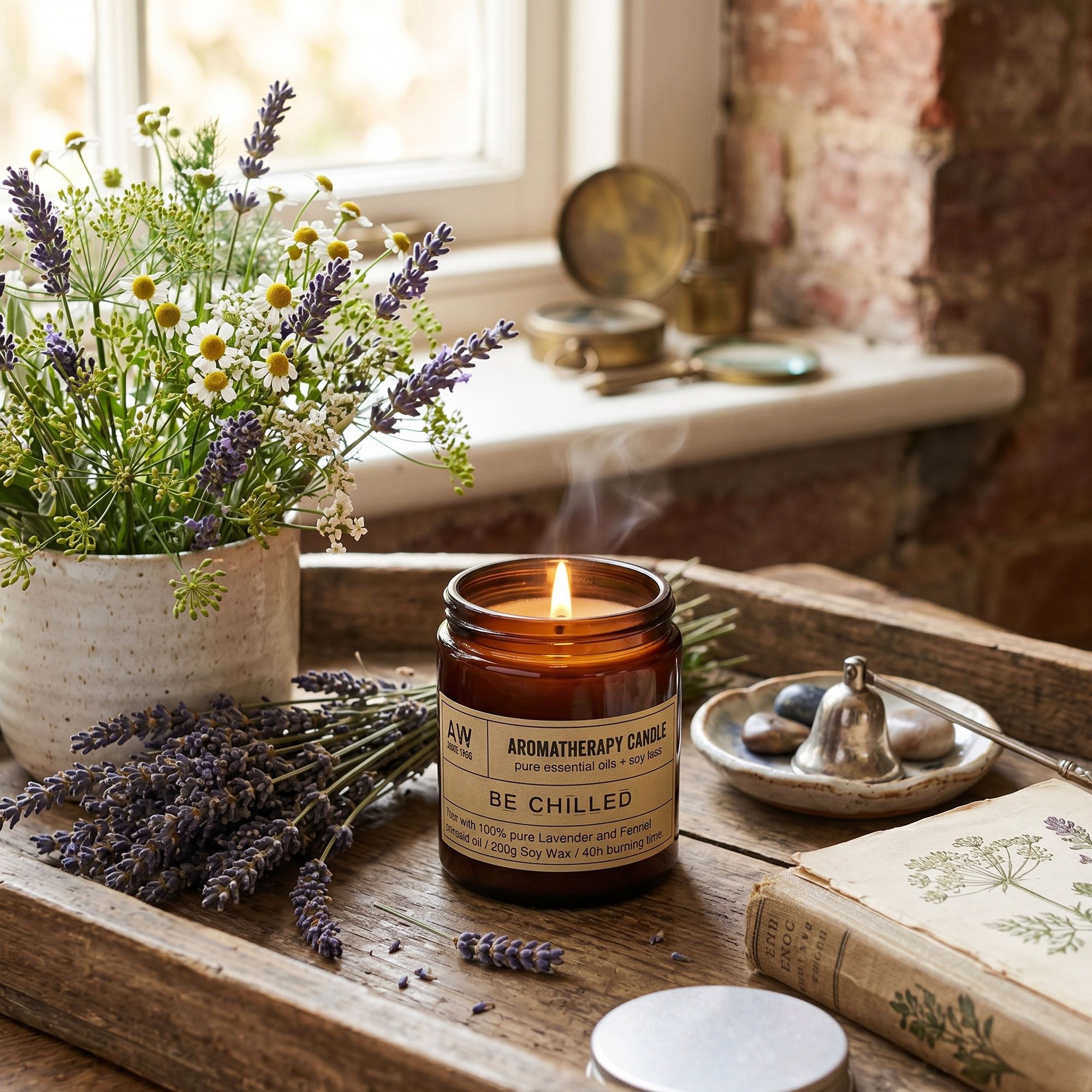 Aromaterapeutické Sójové Sviečky - 200g