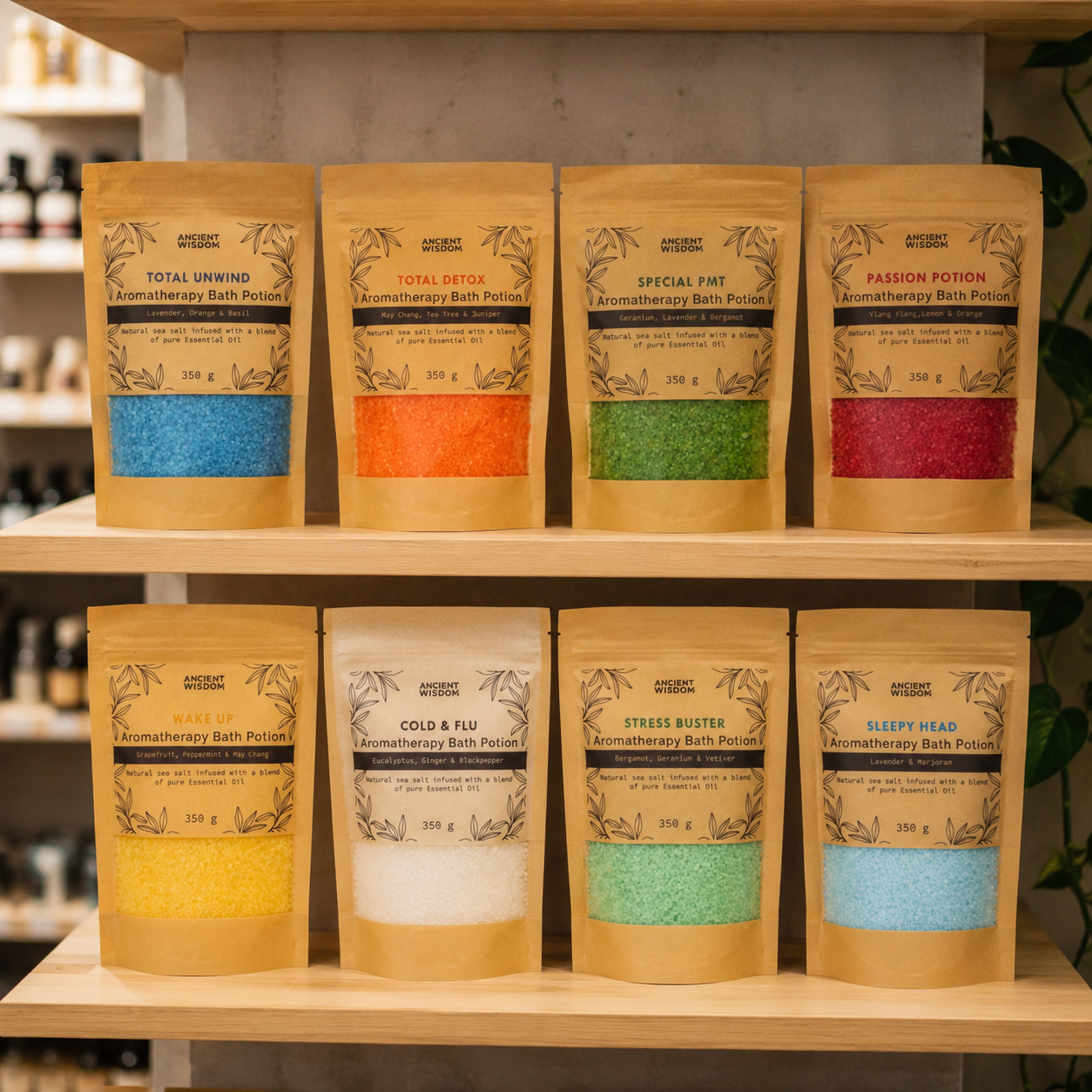 Aromaterapeutické Soli do Kúpeľa 350g