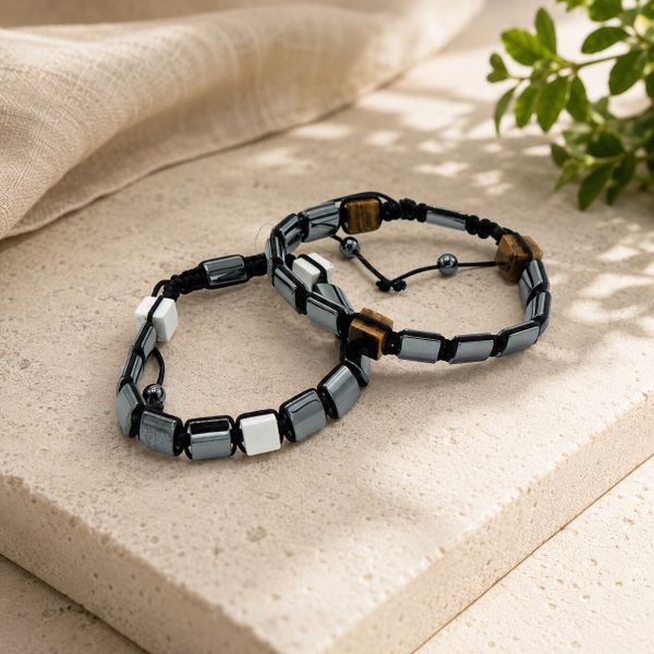 Magnetické Hematitové Náramky Shamballa