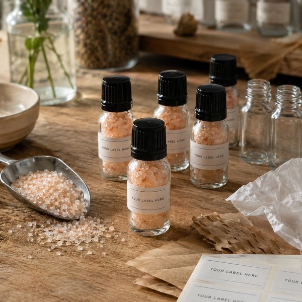 Aromaterapeutické Inhalačné Soli - Bez Etikety
