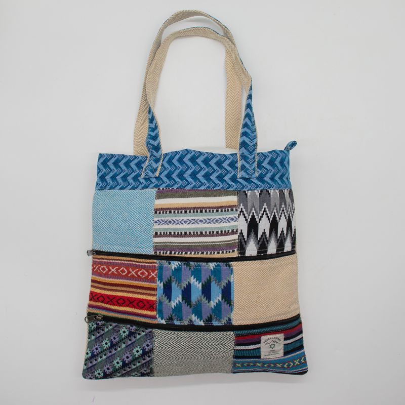 Patchwork Kathmandu taška cez rameno - Dhaka Design (37x38cm)