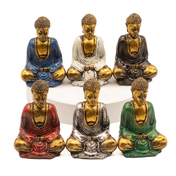 Zlatý Mini Buddha (Rôzne Farby)
