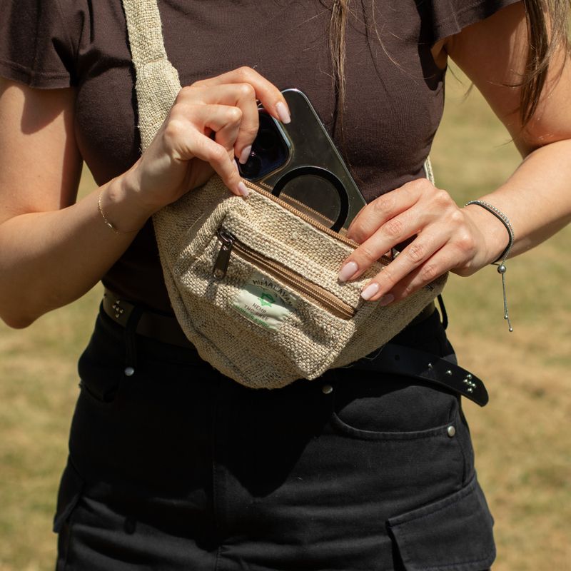 Extra čistá konopná bedrová taška