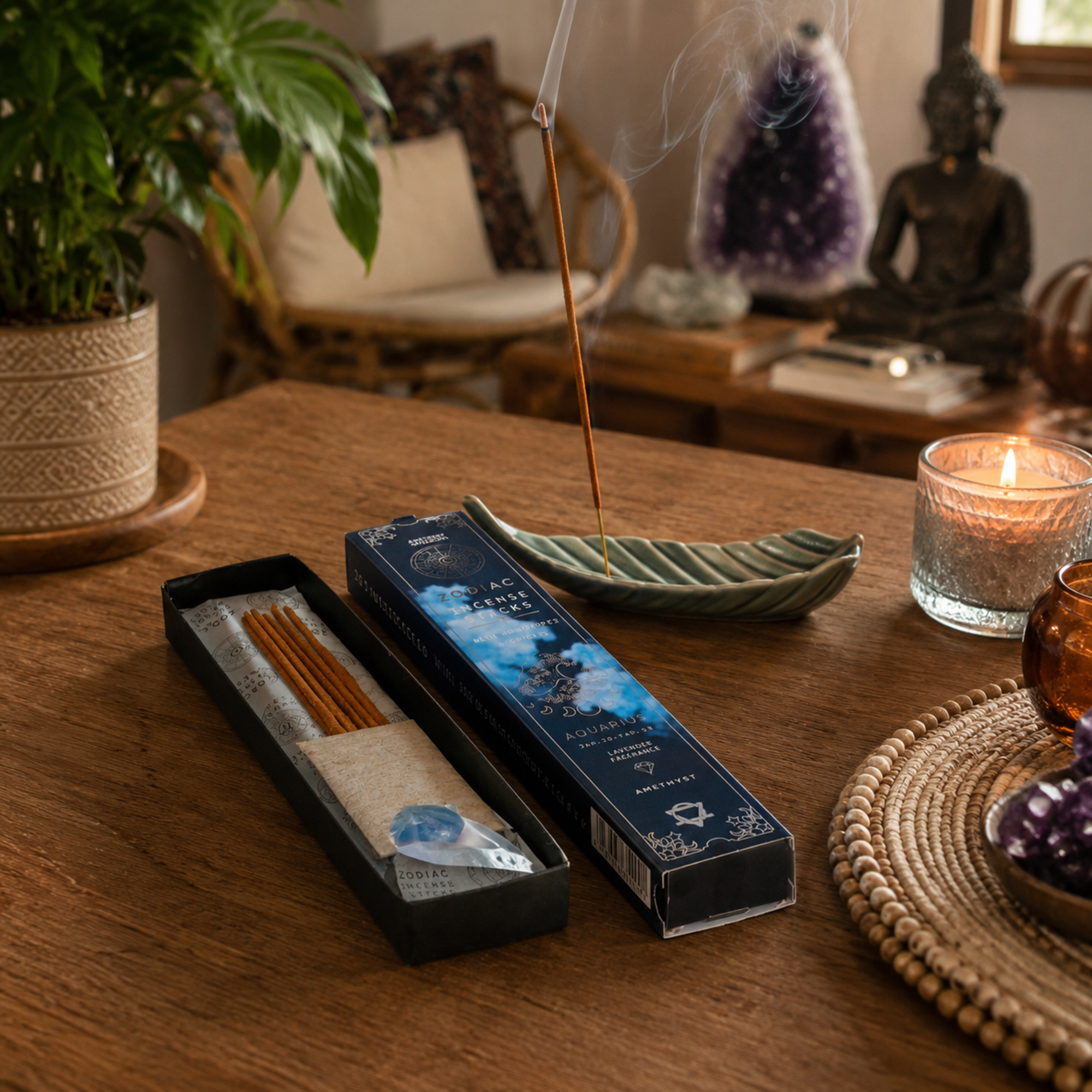 Vonné Tyčinky s Krištáľom Znamenia Zverokruhu