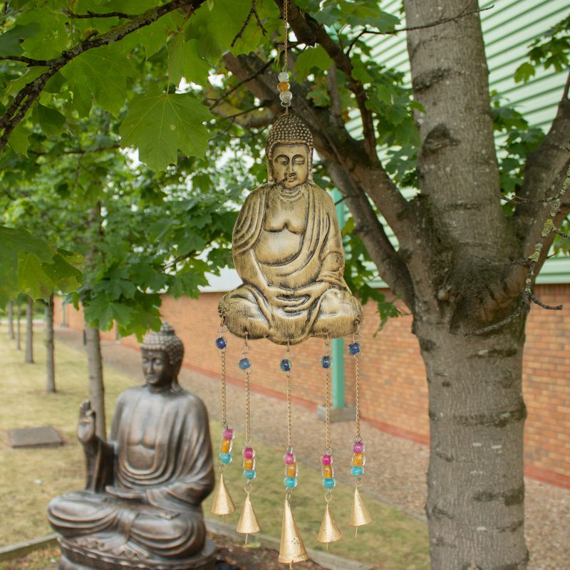 Indické zvony - Veľký Budha 5 zvončekov