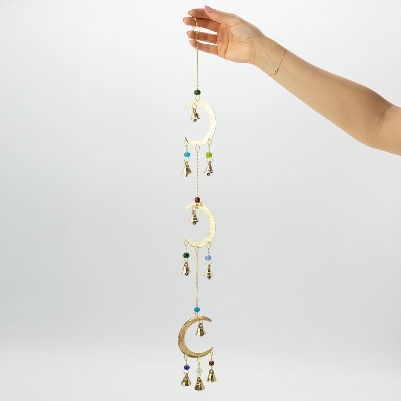 Indické zvončeky - Moon Drop - 10 zvončekov - 6,5 x 63 cm