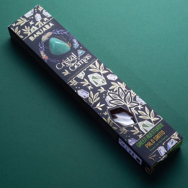 Banjara krištálové drahokamy - Zelený avanturín Palo Santo