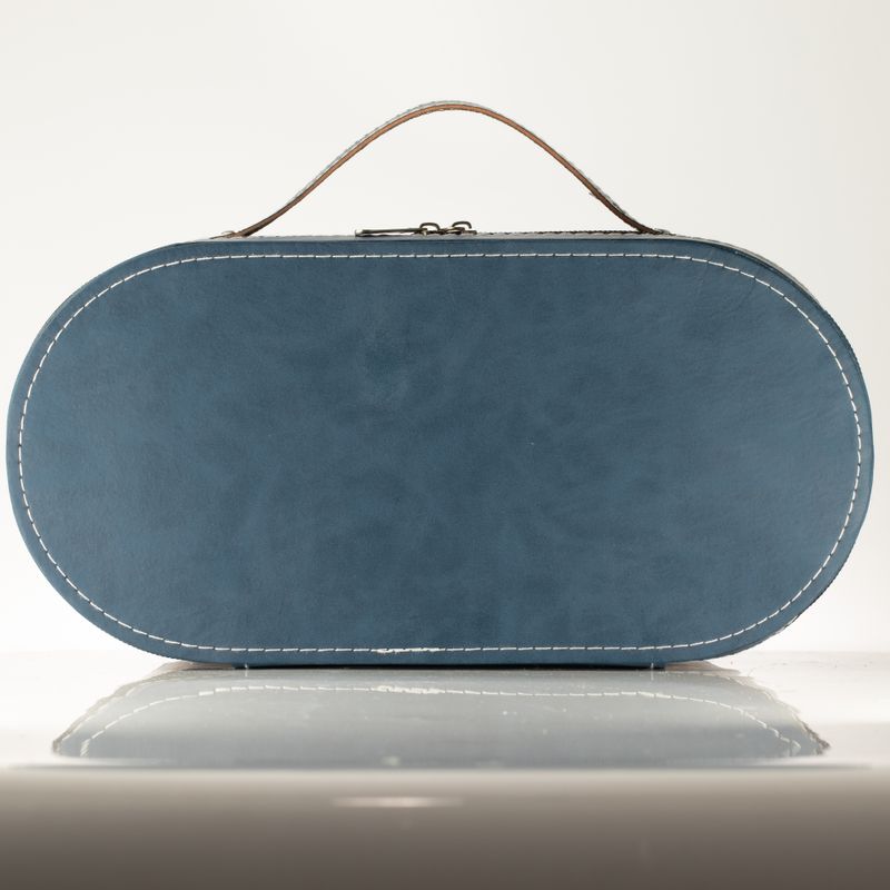 Cestovná súprava čajovej kanvičky a štyroch šálok - ružový vintage tekvicový štýl