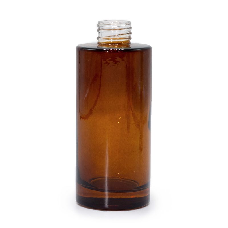 200ml vysoká fľaša difuzéra s prútikmi (28mm hrdlo) - jantarová