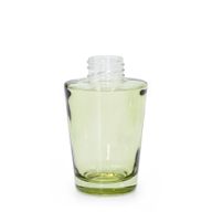 100 ml fľaša difúzora s palicami v tvare vázy (hrdlo 28 mm) - dymovo zelená