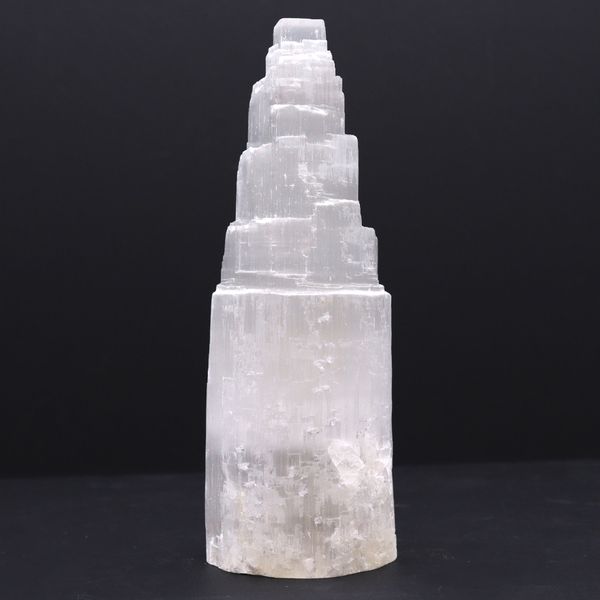 Prírodné Selenitové Tienidlo  - 25 cm