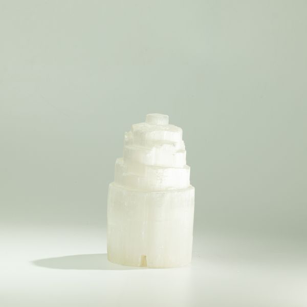 Prírodné Selenitové Tienidlo - 15 cm