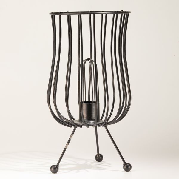Tall Industrial Iron Lamp
