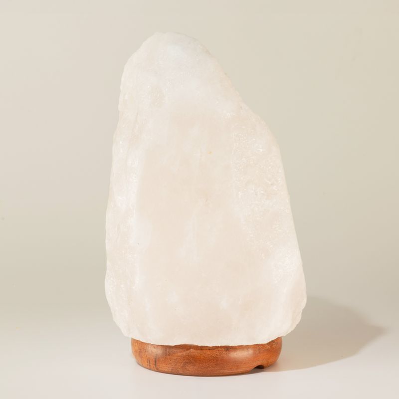 Kryštálová skala himalájska soľná lampa - & základňa približne 2–3 kg
