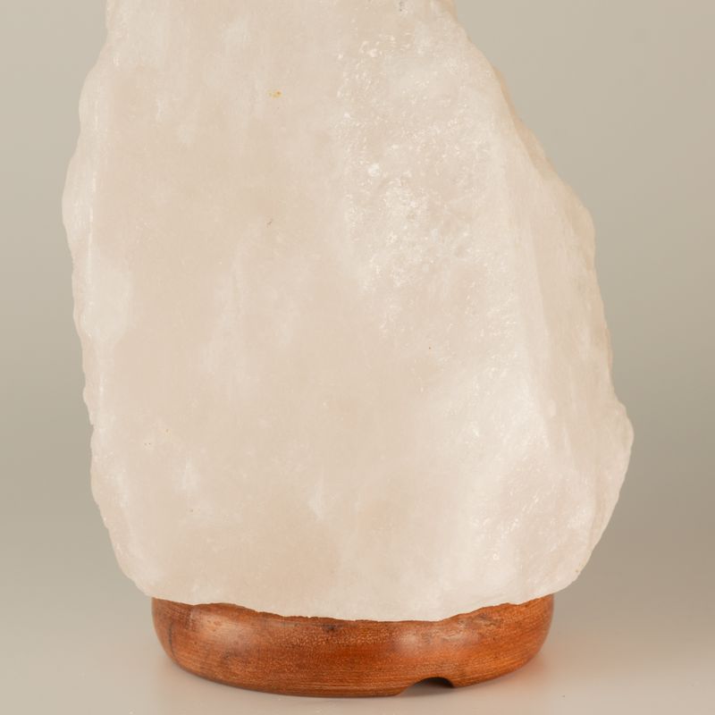 Kryštálová skala himalájska soľná lampa - & základňa približne 2–3 kg