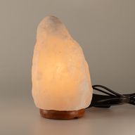 Kryštálová skala himalájska soľná lampa - & základňa približne 2–3 kg