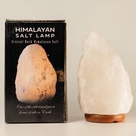 Kryštálová skala himalájska soľná lampa - & základňa približne 2–3 kg