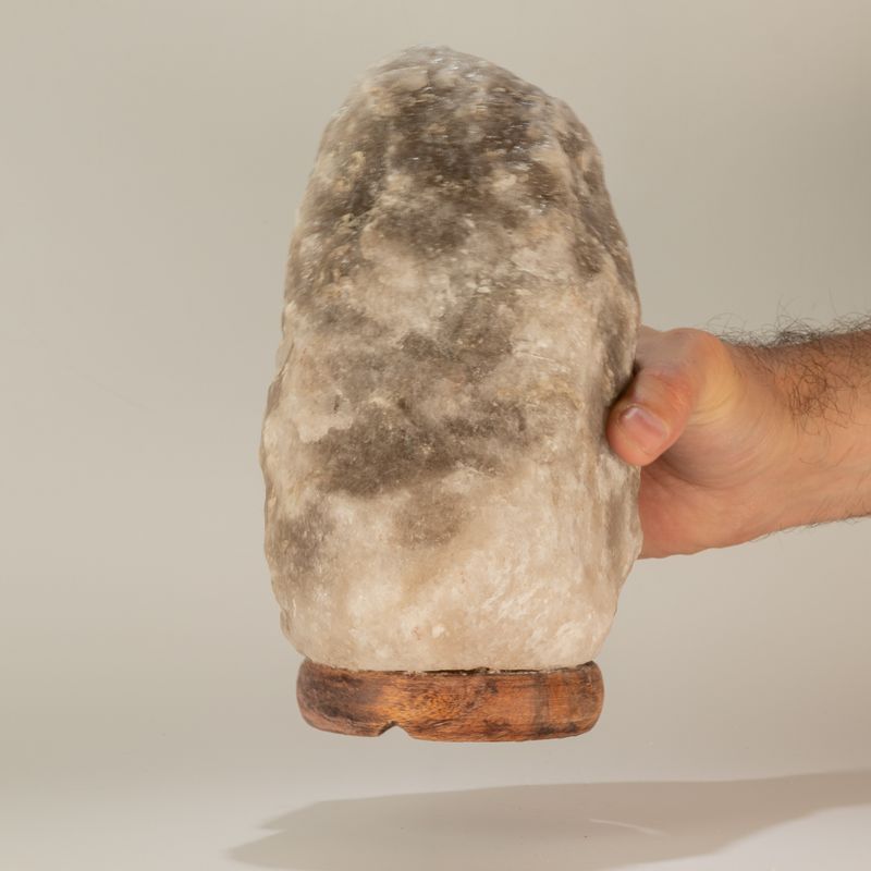 Sivá himalájska soľná lampa - 2-3 kg