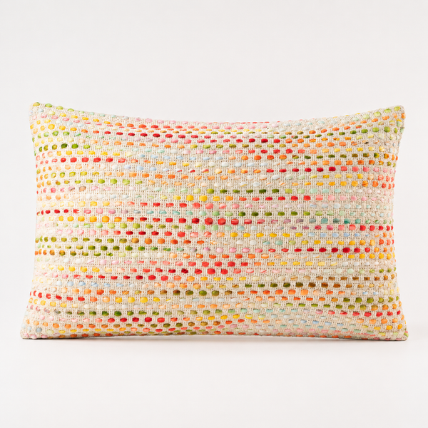 Klasická obliečka na vankúš - Skrytá dúha - 30×50 cm - Drevený štýl