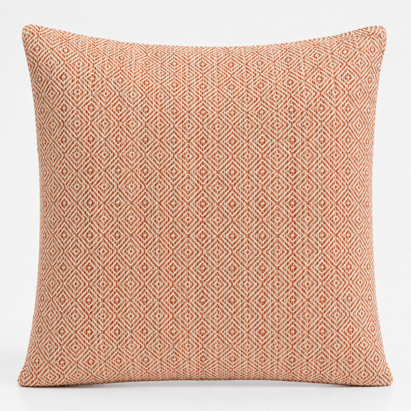 Klasická obliečka na vankúš - bordové štvorce - 60 × 60 cm - Jumbo štýl