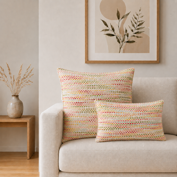 Klasická obliečka na vankúš - Skrytá dúha - 60x60 cm - Jumbo štýl