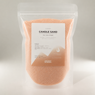 Vonná sviečka piesková - taupe oranžová - kobaltová - 300 g