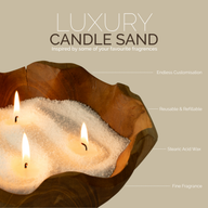 Voňavý piesok do sviečok - Mocha Brown - Crimson Crystal - 300 g