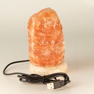 Kvalitná USB prírodná solná lampa - 11,5 cm (1 ks)