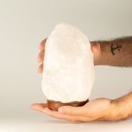 Kryštálová skala Himalájska soľná lampa - približne 1,5 - 2 kg