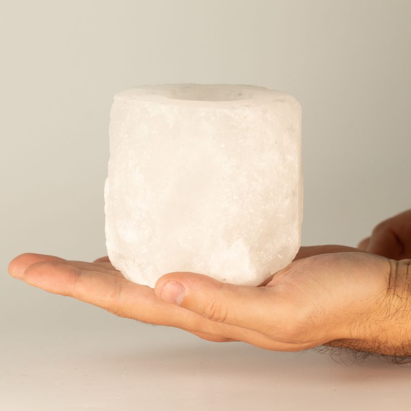 Crystal Rock svietnik z himalájskej soli 600-800 g