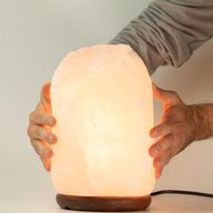 Crystal Rock Himalájska soľná lampa - & základňa približne 8-10 kg