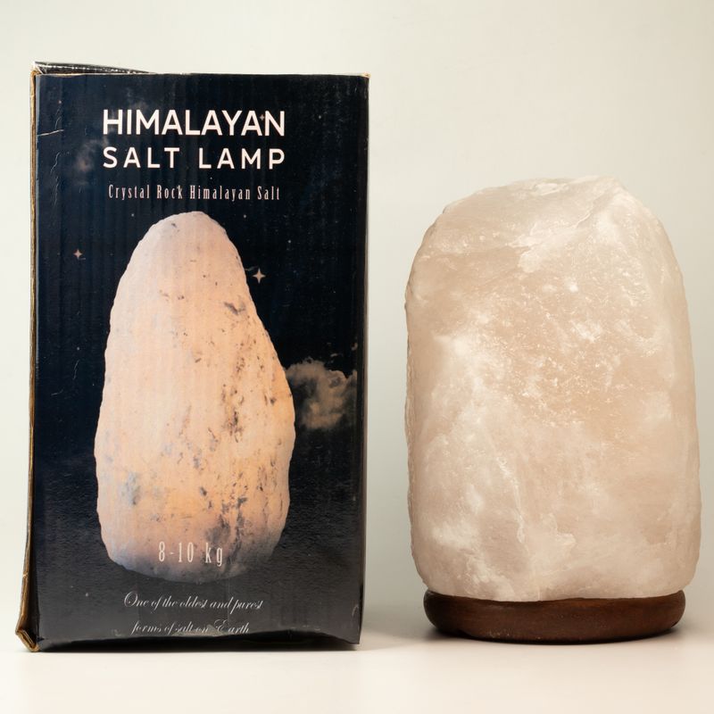Crystal Rock Himalájska soľná lampa - & základňa približne 8-10 kg