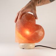 Ručne vyrobená solná lampa - Srdce