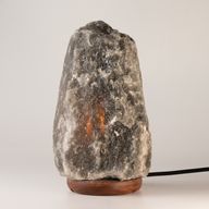 Sivá himalájska prírodná soľná lampa - 3-5 kg