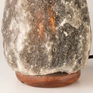 Sivá himalájska prírodná soľná lampa - 3-5 kg
