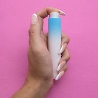 Flakón na parfum s rozprašovačom - 10 ml - modrý odtieň