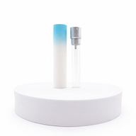 Flakón na parfum s rozprašovačom - 10 ml - modrý odtieň