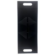 Plochý darčekový box - Ručný box (20×10×20 cm) - Čierna