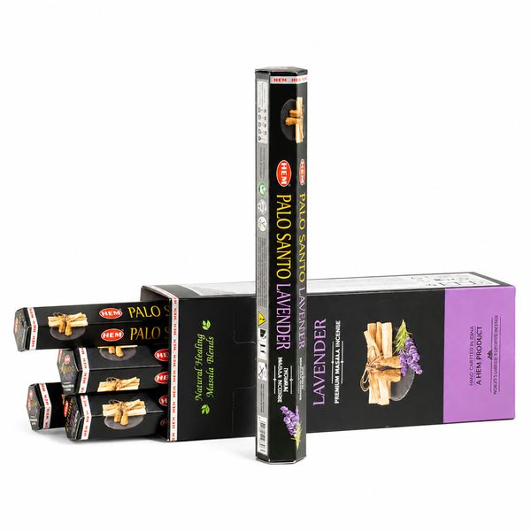 HEM Hexaganal Kadidlo - Palo Santo Masala - Levanduľa