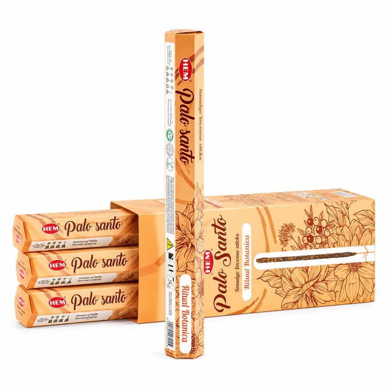 HEM šesťuholníkové kadidlo - Smudge - Palo Santo